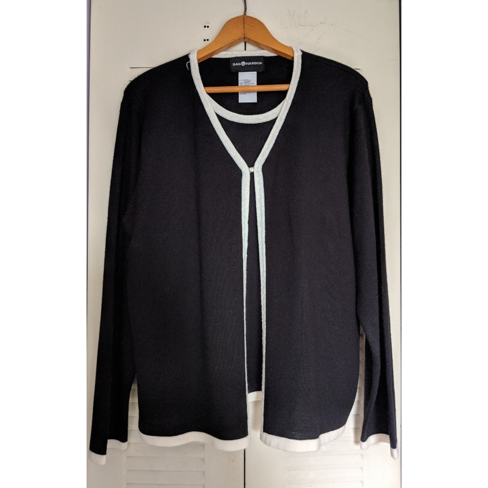 1 Piece Beaded Sweater Cardigan Shirt